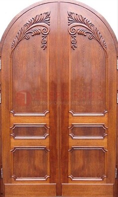 Металлическая арочная дверь ДА-9 в салон красоты в Яхроме