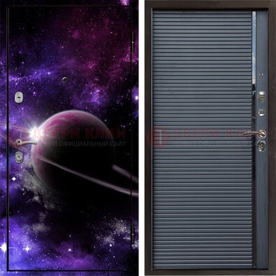 Металлическая дверь с фотопечатью Сатурна ДФ-20 в Королеве