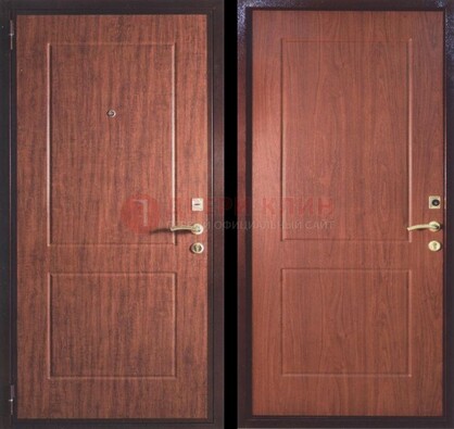 Фрезированная металлическая дверь с МДФ ДМ-182 в Королеве