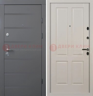 Квартирная железная дверь с МДФ панелями ДМ-423 в Твери