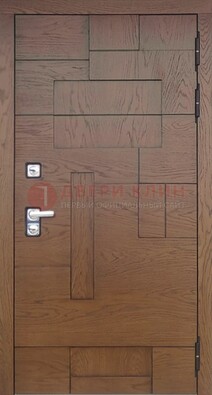 Современная стальная дверь с МДФ панелью ДМ-519 в Королеве