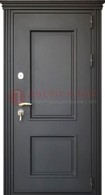 Чёрная дверь с МДФ ДМ-520 в Королеве