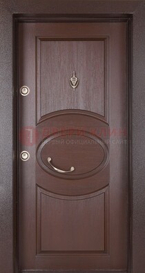 Железная дверь с массивом дуба в стиле классика ДМД-55 в Королеве