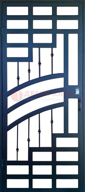 Современная металлическая решетчатая дверь ДР-38 в Костроме