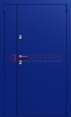 Синяя тамбурная дверь ДТМ-23 в Королеве