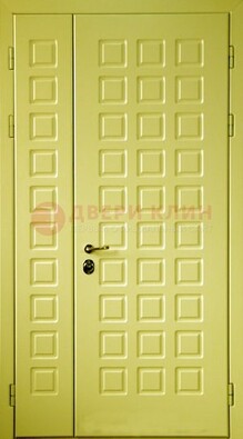 Салатовая тамбурная дверь ДТМ-28 в Королеве