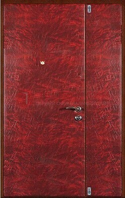 Красная тамбурная дверь ДТМ-33 в Королеве