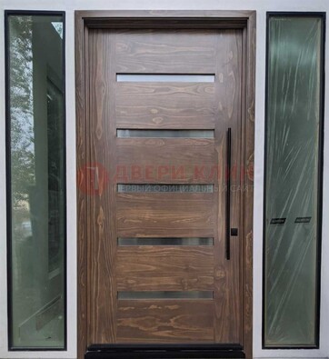 Железная дверь с виноритом и фрамугами ДВТ-189 в Краснознаменске