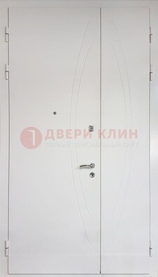 Современная полуторная стальная дверь с МДФ панелью ПЛ-25 в Дмитрове