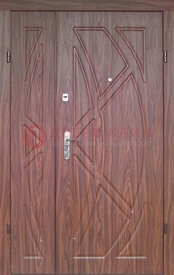 Железная полуторная дверь с МДФ ПЛ-7 в Дмитрове